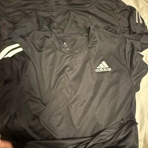 Men’s Adidas Aeroready Reflective Running  Shirts Size M Set of 4